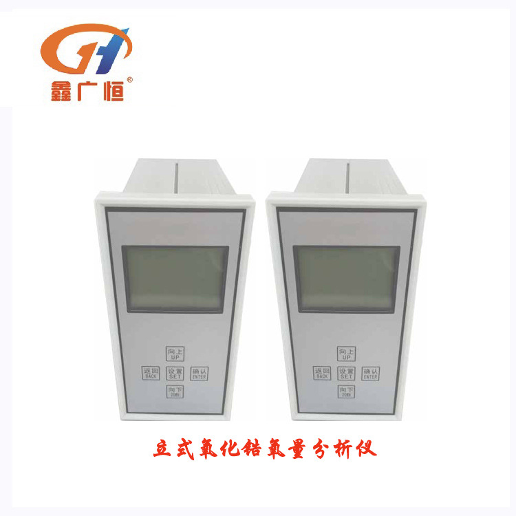 现货供应氧化锆氧量分析仪液晶显示盘装式横式坚式锅炉尾气检测仪