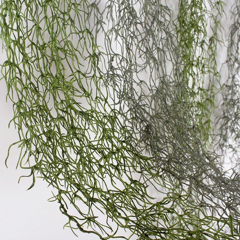 Artificial pared colgante flor ratán Flor al por mayor pared de la sala de estar de aire hierba pared colgante falso Vine falso planta verde fábrica Venta Directa