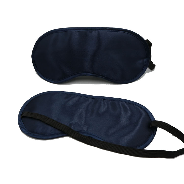 Máscara de ojos venta directa de fábrica máscara de Ojos de satén al por mayor publicidad de viajes aéreos máscara de ojos sombreado máscara de Ojos de sueño Personalización de color