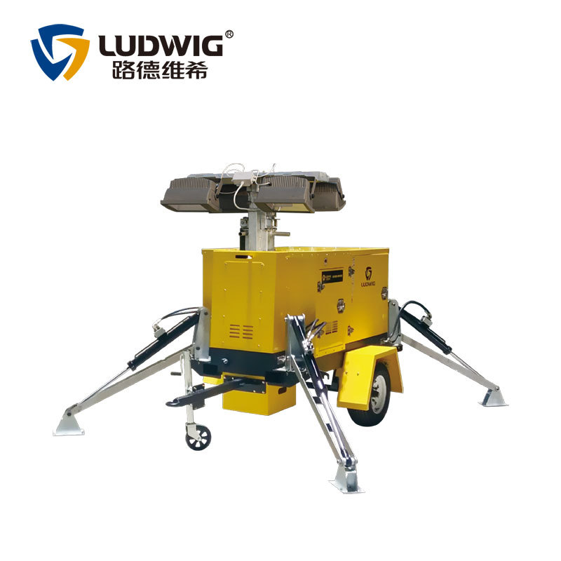 Y-101大型液压款移动照明车灯塔机场建设路面施工发电机应急灯