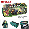 Double-layer capacious pencil case with zipper for elementary school students, wallet