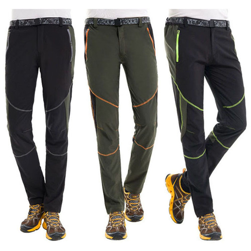 Couple's quick-drying pants for women in summer, slim-fitting mountain climbing, large size, quick-drying, outdoor sports, stretchy men's ultra-thin long pants