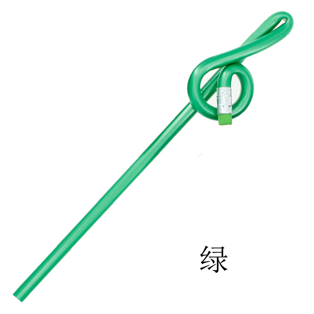 Fábrica al por mayor música regalo creativo lápiz música regalo UE plástico imitación madera alta nota lápiz