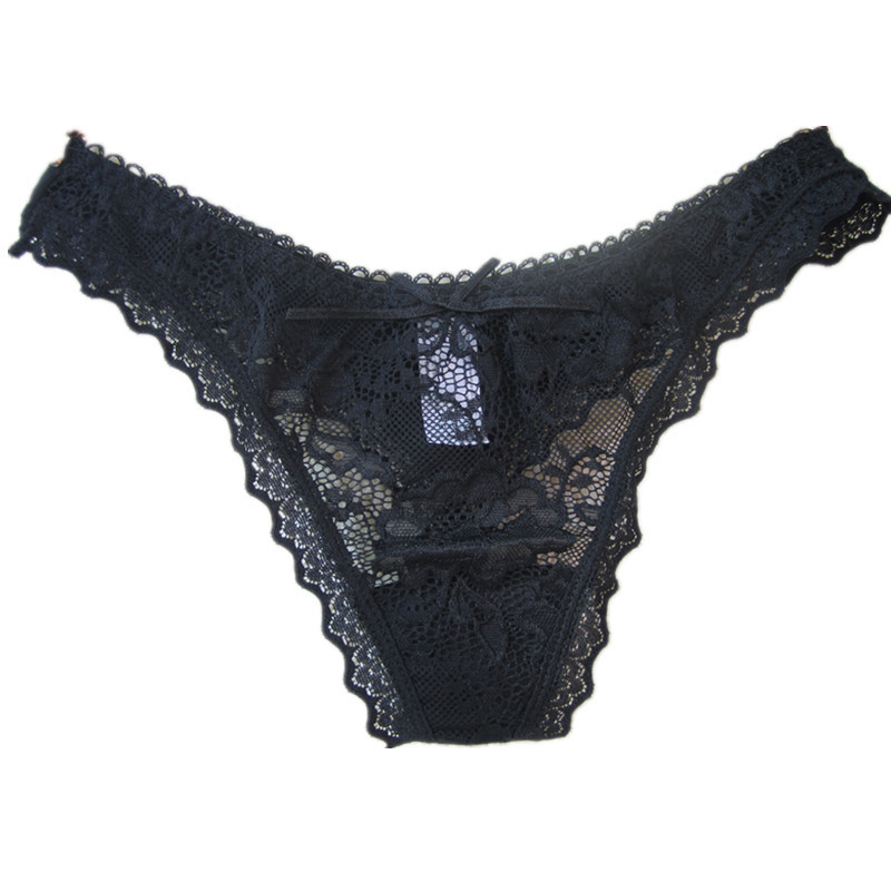 Ropa interior transpirable transparente de encaje caliente de las mujeres de cintura media T de las mujeres pantalones Tanga pantalones de las mujeres cabeza