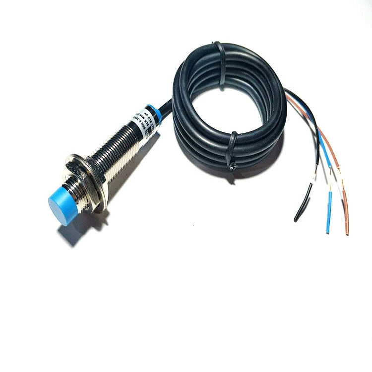 Переключатель датчика приближения прямой подачи LJ12A3-4-Z/BX/трехпроводной Цилиндрический металлический датчик NPN 24V M12