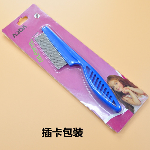 Pet Dog Flea Comb, Cat Comb Fine Tooth Stainless Steel Needle Comb for Fleas, Cat and Dog Comb Wholesale