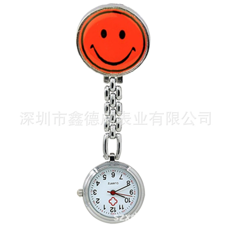 Multicoloured creative waterproof pocket watch for students accessory for nurses, simple and elegant design