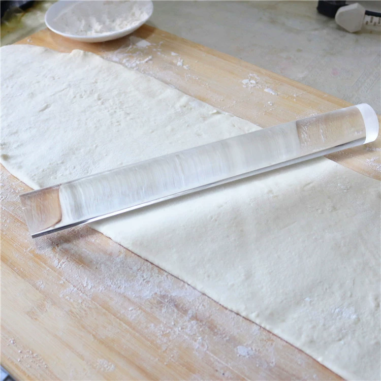 Трансграничная Хрустальная акриловая Скалка, большая пельмень, бытовая небольшая керамическая скалка для выпечки