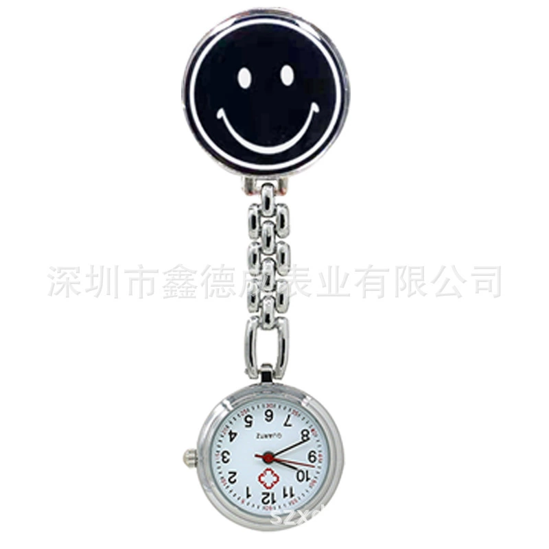Multicoloured creative waterproof pocket watch for students accessory for nurses, simple and elegant design