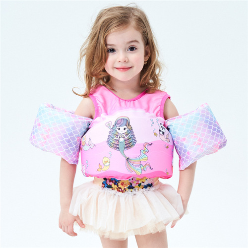 Buoyancy vest children's life jacket swimming suit foam floating sleeve learn to swim sleeveless arm ring water sleeve swimming aid jacket