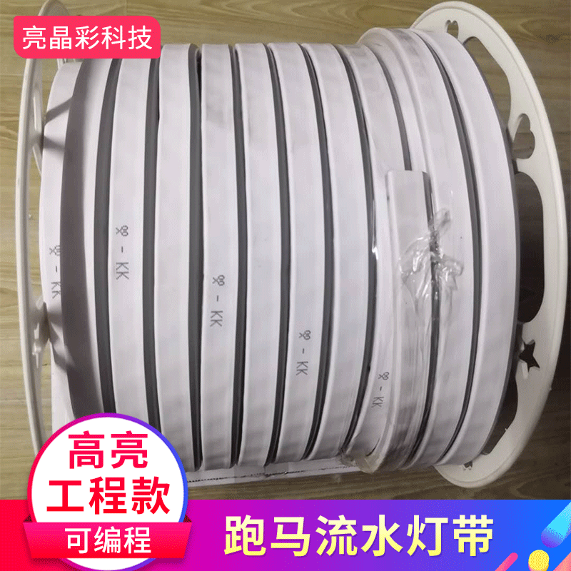 LED de colores RGB flexible luz de neón tubo de PVC tira de luz de neón control de grupo consola DMX cambio de color tira de luz suave