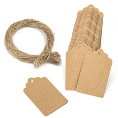 Kraft Paper Gift Tags Blank Gift Tags Hang Tag Labels with 20 Meters Jute Twine Tags Price Tags