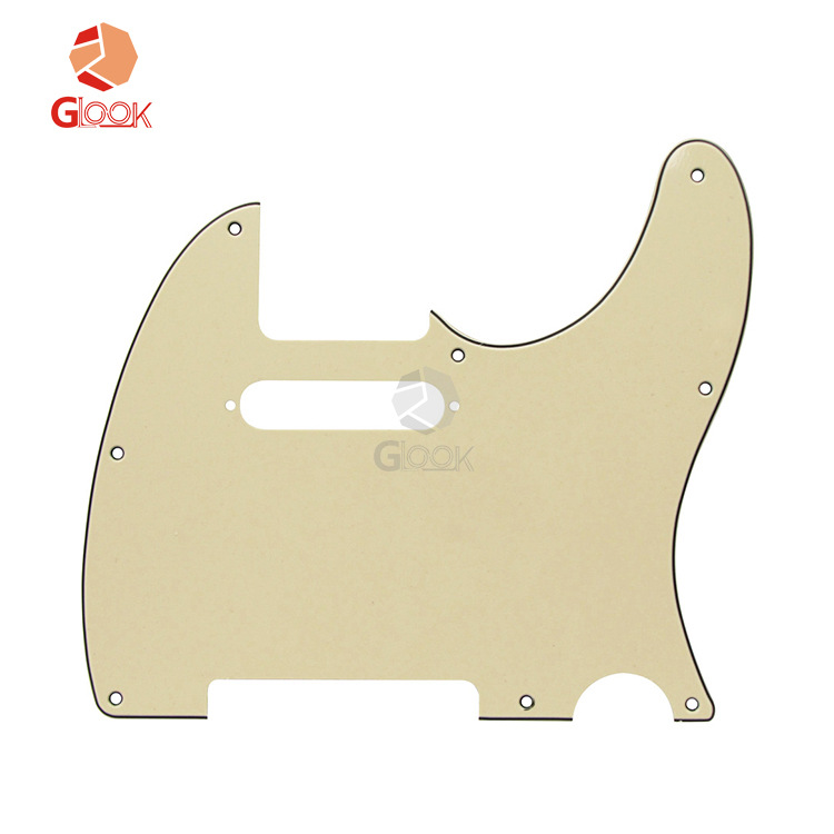 Placa de guardia de la guitarra eléctrica TL Meifen mofen cubierta frontal del panel Meifen estándar TL Placa de guardia accesorios para instrumentos musicales al por mayor