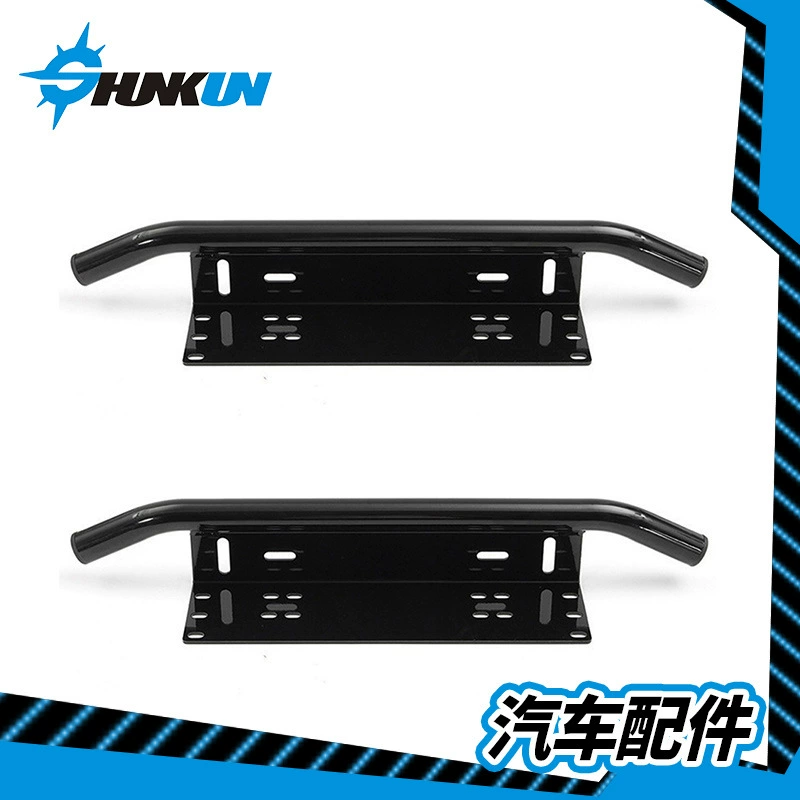 В наличии автомобиль внедорожник передний бампер Кронштейн номерного знака алюминиевый сплав водонепроницаемый прожектор рабочий свет рамка номерного знака