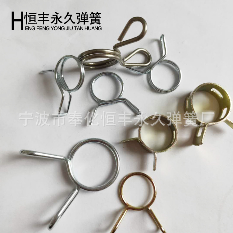 厂家现货批发大量供应卡簧 油管卡簧卡箍 喉箍制作 扭转弹簧