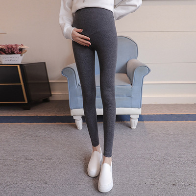 Pregnant Women's Wear Pregnant Women's Leggings Spring and Autumn Pants Leggings Pregnant Women's Abdominal Pants Elastic Large Size Pregnant Women's Pants Skinny Pants