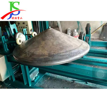 各种口径厚度罐体旋边机 金属封头盖机 不锈钢筒体平底转边机