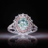 Diamond fashionable ring, wish, European style, diamond encrusted