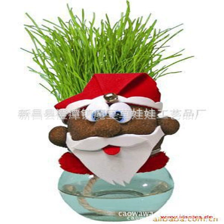 EVA Рождественская Трава Кукла горшок продукт подарок офис небольшой горшок посадка инновационный популярный маленький горшок