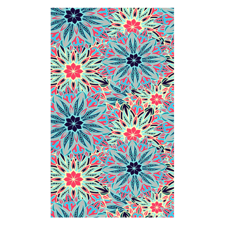 Toalla de baño al por mayor de transferencia térmica estilo europeo y americano Planta Fresca tendencia natación playa estera toalla adulto Toalla de playa de terciopelo de doble cara