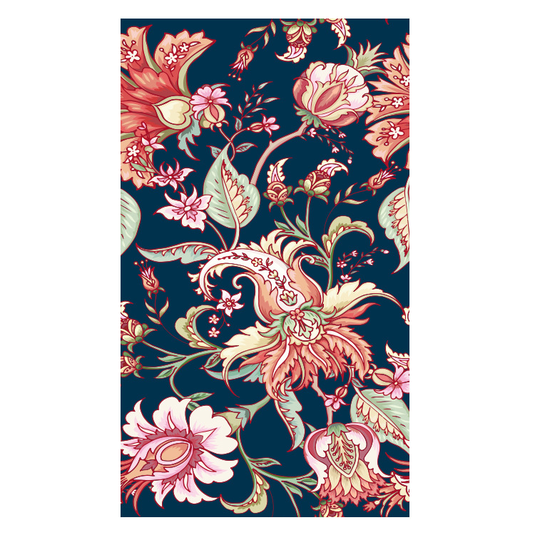 Toalla de baño al por mayor de transferencia térmica estilo europeo y americano Planta Fresca tendencia natación playa estera toalla adulto Toalla de playa de terciopelo de doble cara