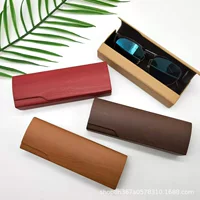 Поставка модных очков Чехол ins Handmade очки Дело близорукость очки Простой ящик оптом кожаный чехол для очков