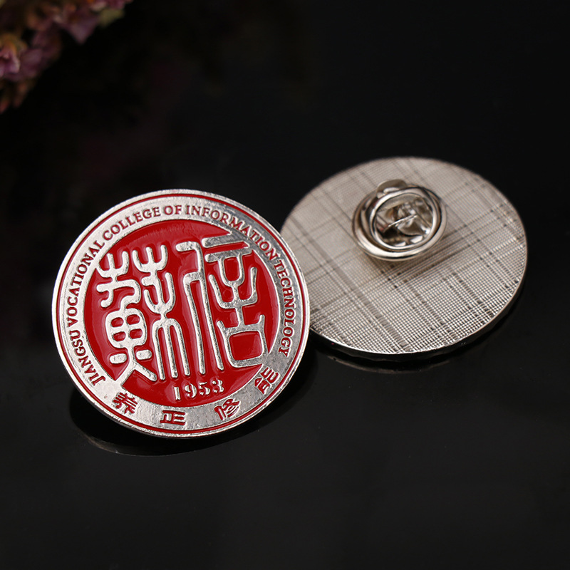 Broche de estilo coreano al por mayor recompensa de jardín de infantes para niños hombres y mujeres collar de ramillete hebilla collar pin camisa de mujer redonda joyería simétrica image 4