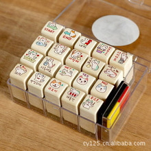 DIY͸�����Ϻ� ���ɰ�ľ��è��С��ӡ��20öӡ��+��ɫӡ�����