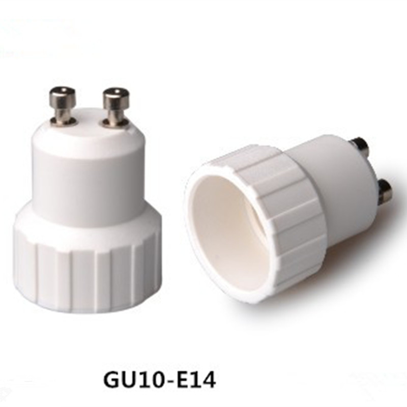 Supply GU10 to E14 Lamp Headlight Holder Conversion Lamp Holder Large Screw to Small Screw Flame Retardant Environmentally Friendly PBT Material Supply GU10 to E14 Lamp Headlight Holder Conversion Lamp Holder Large Screw to Small Screw Flame Retardant Environmentally Friendly PBT Material