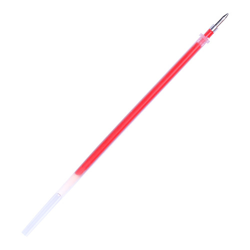 Gel refill wholesale 0.5mm bullet full needle tube carbon pen refill refill black red blue student supplies