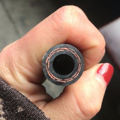 SAE100 R3 工程机械车辆回油液压胶管 双层纤维编织液压油管