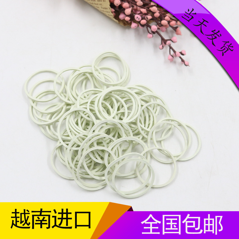 .越南橡胶圈 白色橡皮圈 工业橡皮筋批发乳胶圈