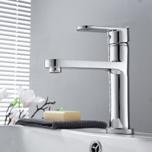 Bumfis Faucet Hot and Cold Household Single Hole Kitchen Bathroom Bathroom Washbasin Table Basin Wash Basin Dragon
