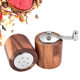 Hand Grinder Salt Pot Acacia Wood Pepper Grinder Two-piece Pepper Grinder Ceramic Core Seasoning Bottle Tools