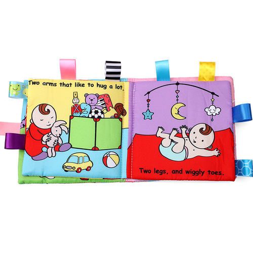 God created my baby label cloth book newborn blessing educational enlightenment early education book cannot be torn but can be chewed
