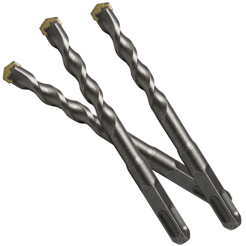 Electric hammer impact drill bit with round handle, square handle, four pits, extended through wall, cement concrete electric hammer drill bit, drilling turner