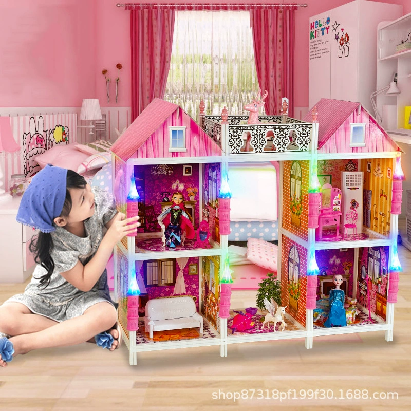 Villa, set, gift box, doll, toy, “Frozen”
