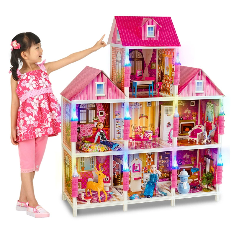 Villa, set, gift box, doll, toy, “Frozen”
