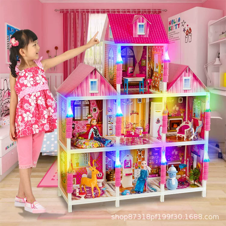 Villa, set, gift box, doll, toy, “Frozen”