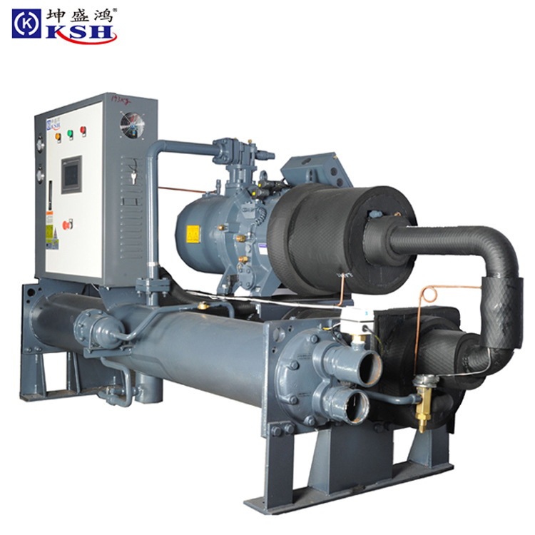 变频水冷螺杆式冷水机半封闭离心满液工业单螺杆低温冷冻冷水机组