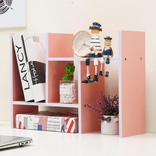 Desk small bookshelf simple desk stand storage rack minimalist modern student bookcase child desk office desk storage rack