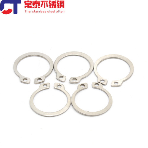 GB894. Stainless steel 304 shaft retaining ring, external circlip, snap ring, C-type elastic retaining ring ￠3-160