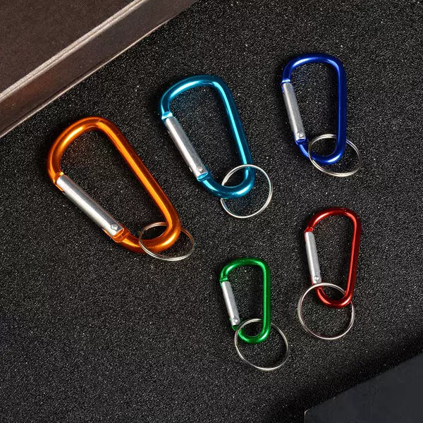 Aluminum Alloy carabiner No. 5 D-type box bag buckle climbing buckle hook quick hanging buckle factory wholesale