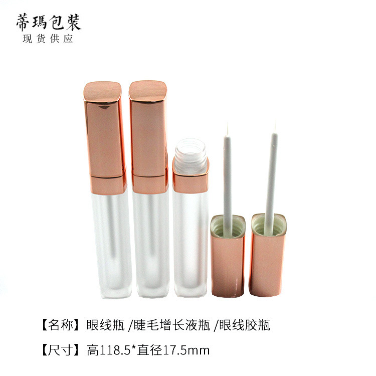 Matte increasing container for eyelashes for hair growth