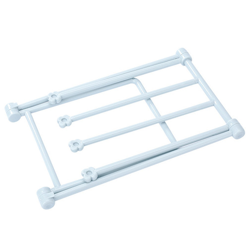 Foldable plastic towel rack kitchen storage sink rag rack vertical countertop foldable rag rack