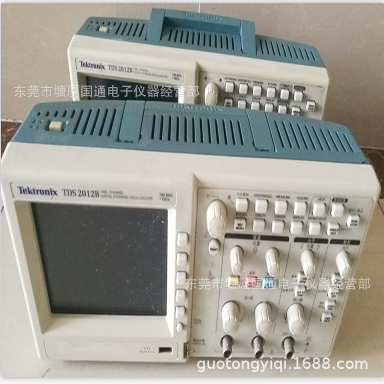 美国泰克TDS2012B示波器.100mhz  二通道  采样率 1.0 GS/s