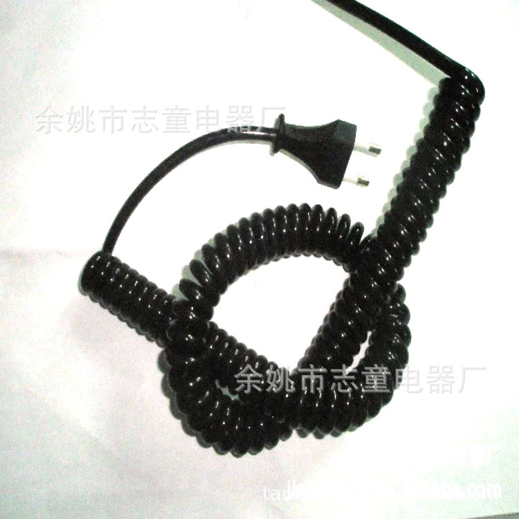 供应隧道探照灯弹簧线 2芯车头灯矿帽信号灯煤矿隧道探照灯弹簧线