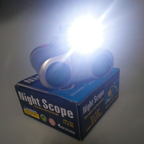 Unclear packaging return and exchange 4x30 children's lighted night vision optical telescope toy binoculars