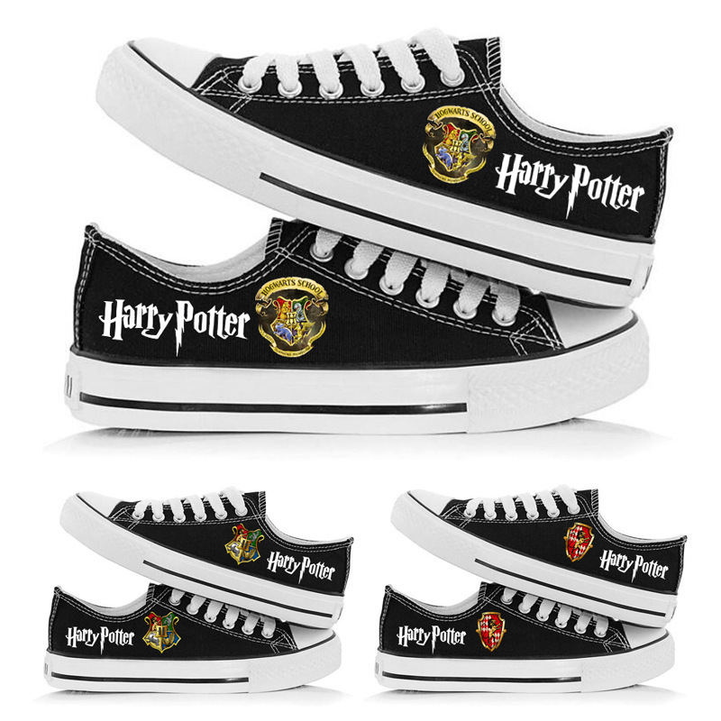 Cross-border Harry Potter Harry Potter couple canvas shoes men's shoes Korean breathable student cloth shoes