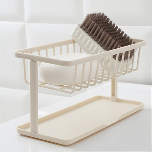 Japanese kitchen multifunctional sponge drain rack storage rack sink countertop soap cleaning ball wiper arrangement rack